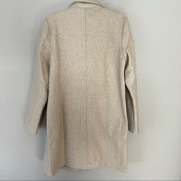 Long Line Open Front Collard Coat - Picture 6 of 6